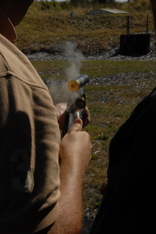 Auto ejecting spent cartridges
